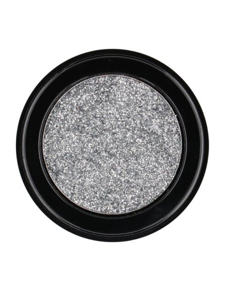 glitter eye - silver