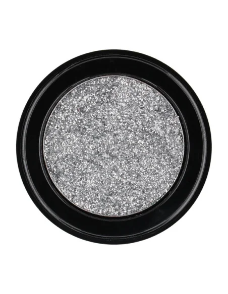 glitter eye - silver
