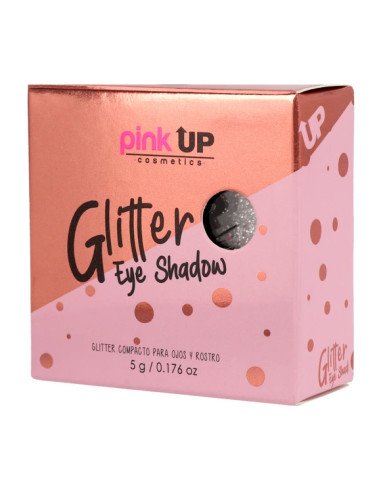 glitter eye - silver