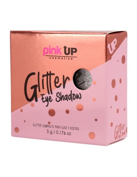 glitter eye - silver