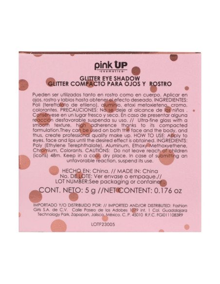 glitter eye - silver