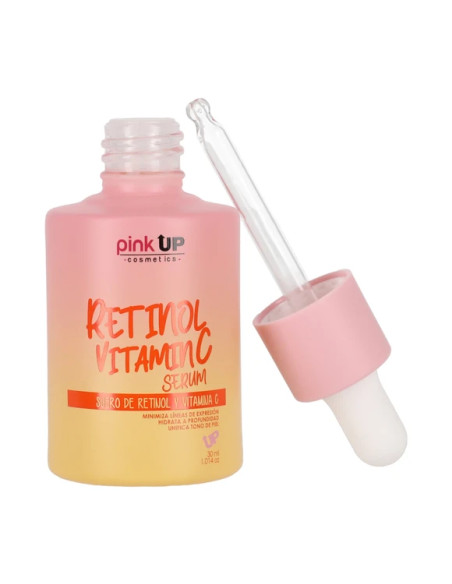 Suero de retinol y vitamina c