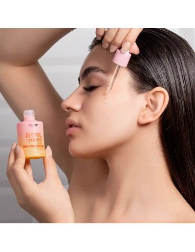 Suero de retinol y vitamina c