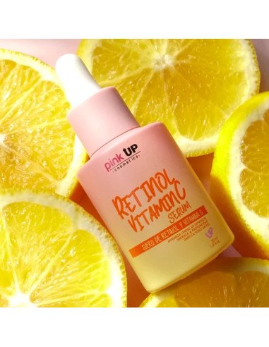 Suero de retinol y vitamina c