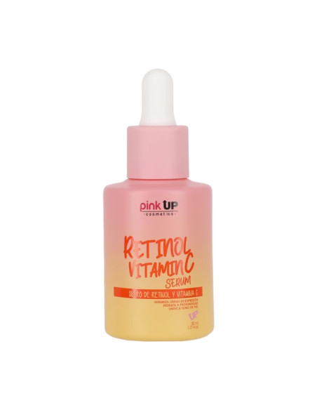 Suero de retinol y vitamina c